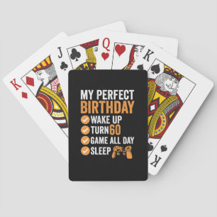 Baralho 60º Turno 60 Meu Aniversário Perfeito de Jogos
