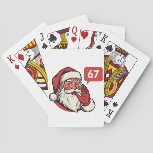 Baralho 67 Natal Alegre Seis Sete Brainrot Papai Noel