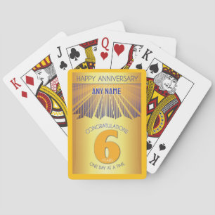Baralho 6 Anos Golden Ray 12 Passos NOME PERSONALIZADO