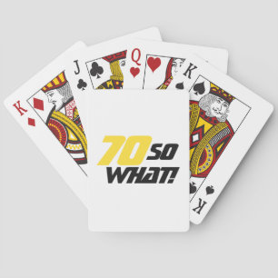 Baralho 70, então que 70 de Aniversário Engraçado