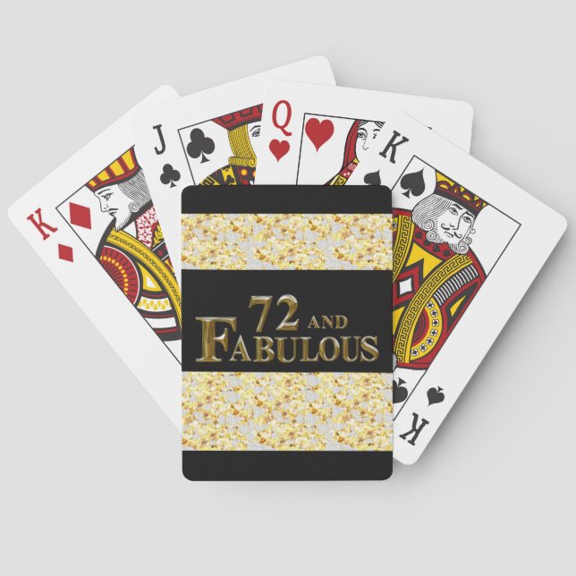 Baralho 72º aniversário  (Verso)
