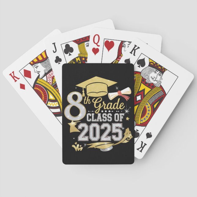 Baralho 8ª Classe De Graduação Do Formando 2025 (Verso)