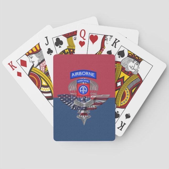 Baralho 82ª Divisão Aerotransportada (Verso)
