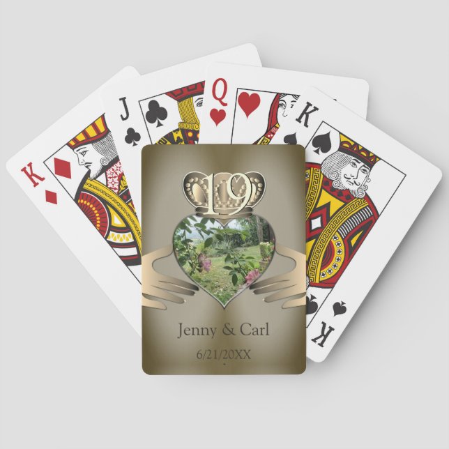 Baralho 8.º, 19.º aniversário de fotos Claddaugh (Verso)