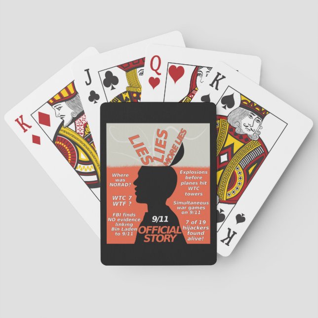 Baralho 9-11 Verdade da História Oficial (Verso)