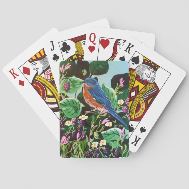 Baralho A alegria de Jam Bluebird (Verso)