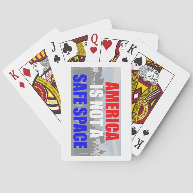 Baralho A América Não É Um Espaço Seguro (Verso)