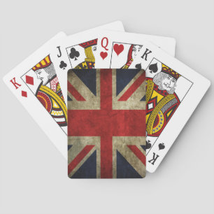 Baralho A bandeira britânica BRITÂNICA de Union Jack