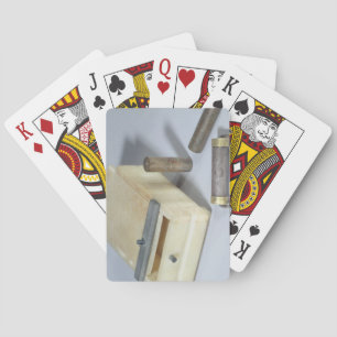 Baralho A caixa do alabastro e o bronze e a prata selam os