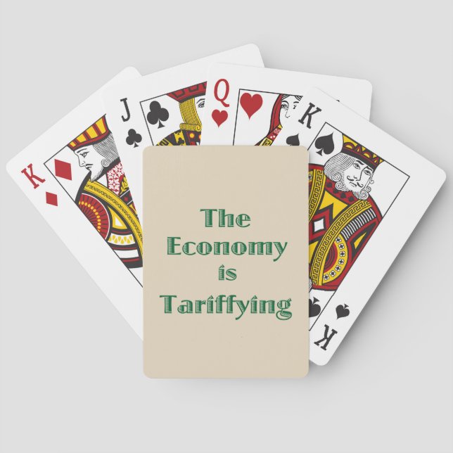 Baralho A economia está tarifando (Verso)