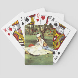 Baralho A família Monet no seu jardim Edouard Manet