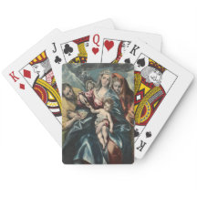 A família santamente com a espanha de Mary