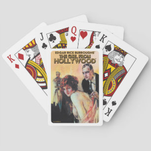 Baralho A garota de Hollywood jogando cartas