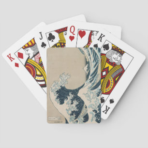 Baralho A grande onda de Kanagawa, vistas de Monte Fuji