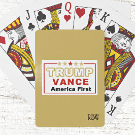 Baralho A Idade do Ouro Trump-Vance America Primeiro