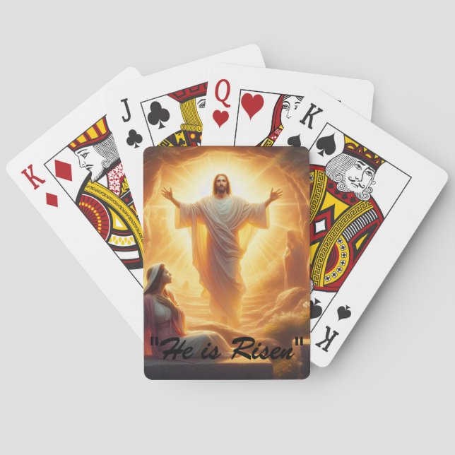 Baralho A Luz da Ressurreição: Jesus Cristo Ressuscita (Verso)