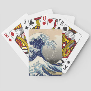 Baralho A onda do Excelente de Kanagawa Hokusai