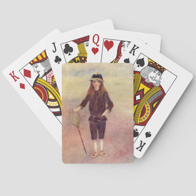 Baralho A Pequena Pescadora (por Pierre-August Renoir) (Verso)