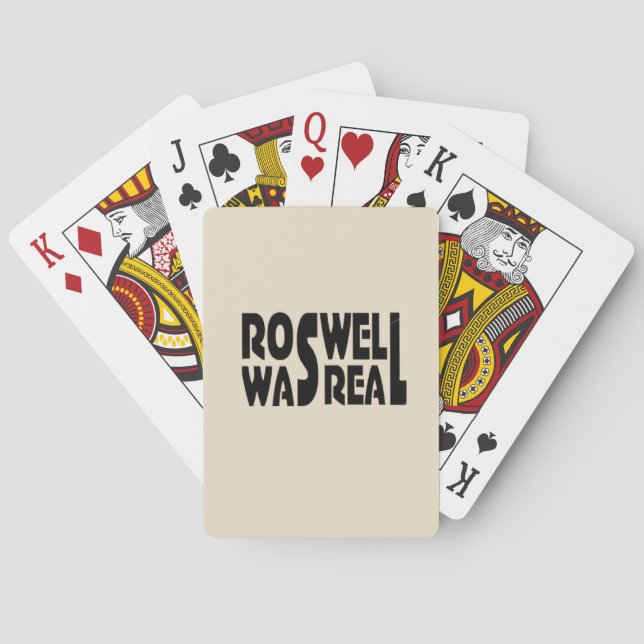 Baralho A queda de Roswell na espaçonave da alienígena foi (Verso)