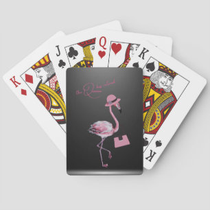 Baralho A Rainha Aposentou O Chic Pink Flamingo
