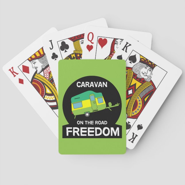 Baralho A Vida É Doce Na Caravana Engraçada Oferece Viagem (Verso)