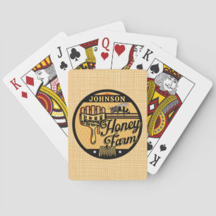 Baralho Abelhas de mel Fazenda personalizada
