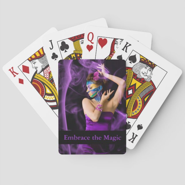 Baralho Abraçar as Cartas de Jogar Mágicas (Verso)