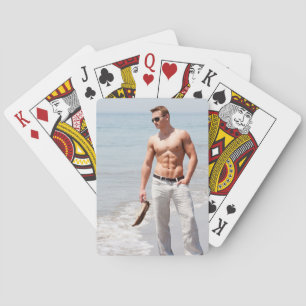 Baralho Abs Musculares De Peito Quente-Cara Sem Camisa