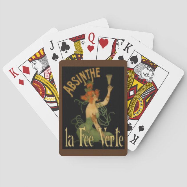 Baralho Absinthe La Fee Verte Poster (Verso)
