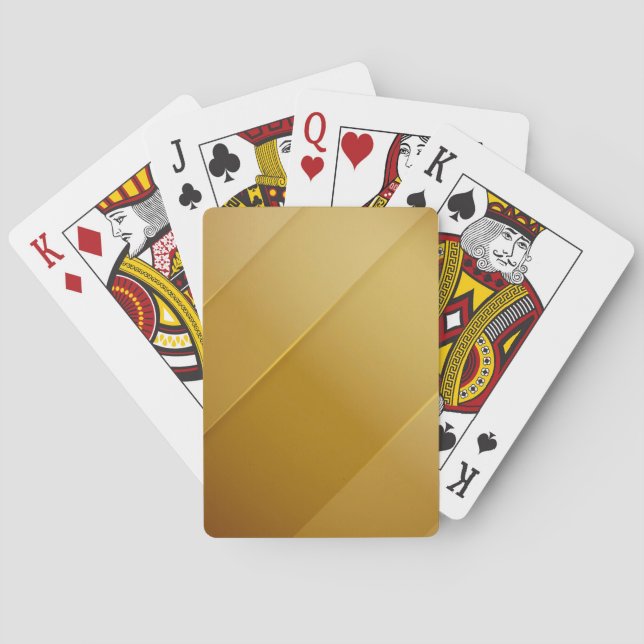 Baralho Abstract Gold Diagonal Layers Luxury Art (Verso)