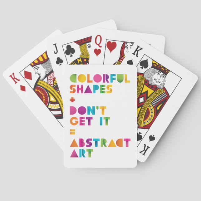 Baralho Abstrato Art (Verso)
