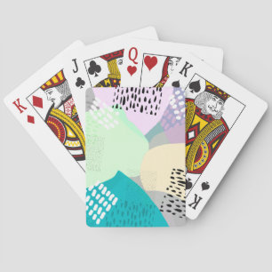 Baralho abstrato arte moderna design artística original 