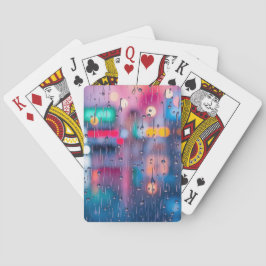 Baralho Abstrato Bokeh Rain