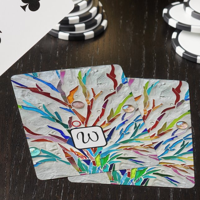 Baralho Abstrato de monograma (Criador carregado)