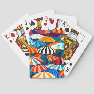 Baralho Abstrato Rainbow Beach Umbrella