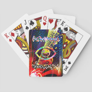 Baralho Ac3rMagic Todos Vendo Os Olhos Jogando Cartas