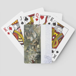 Baralho Água-Lírios e fadas da água, ilustração de