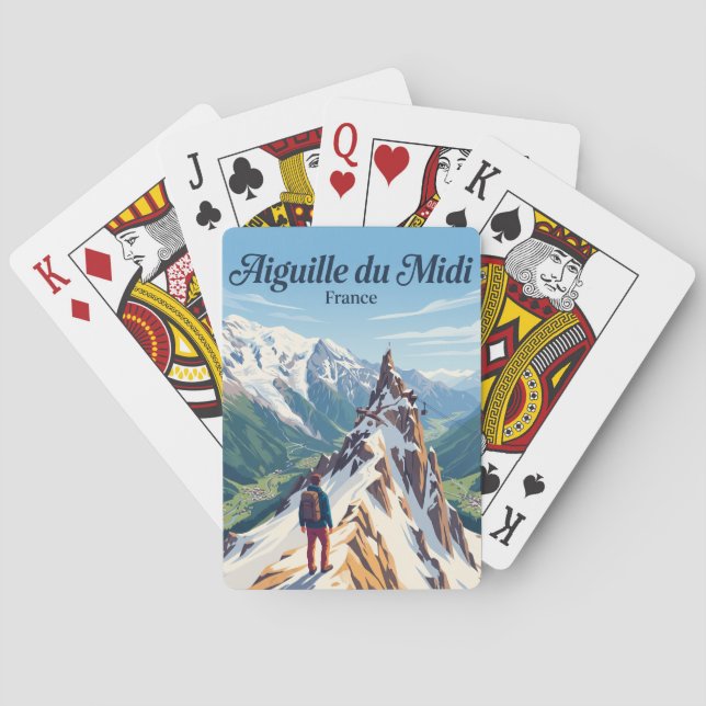 Baralho Aiguille du Midi França (Verso)