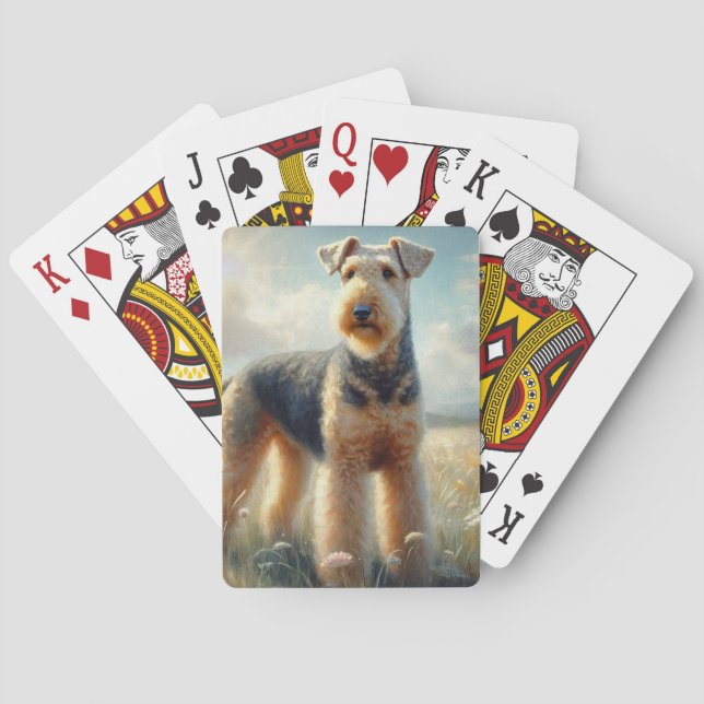 Baralho Airedale Terrier (Verso)
