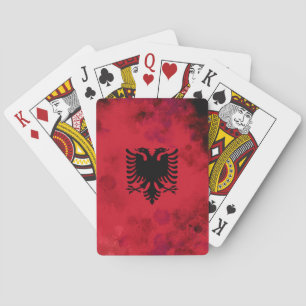 Baralho Albanês jogando cartas.