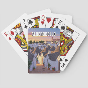 Baralho Alberobello Itália Casas Trulli Viagem