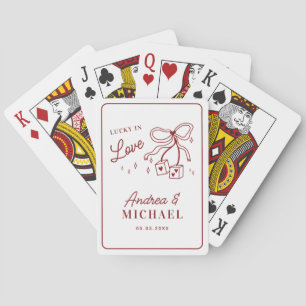 Baralho Álbum de Casamento Lucky in Love Vegas Desenhado à