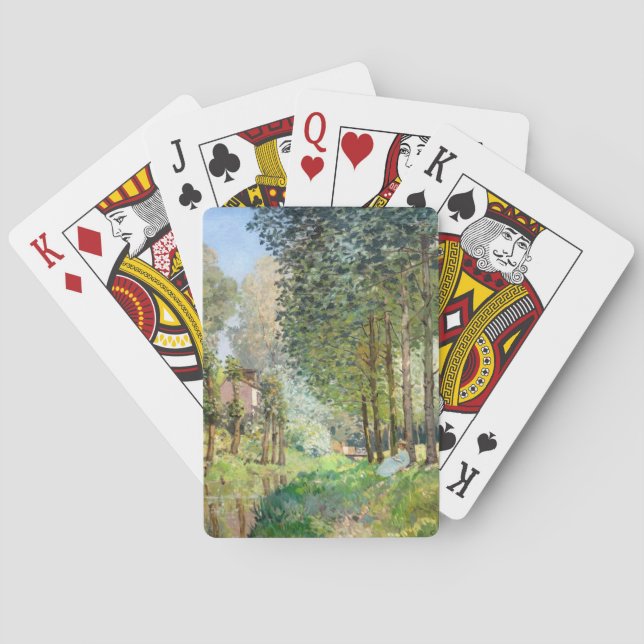 Baralho Alfred Sisley - Descanse ao longo da Corrente (Verso)