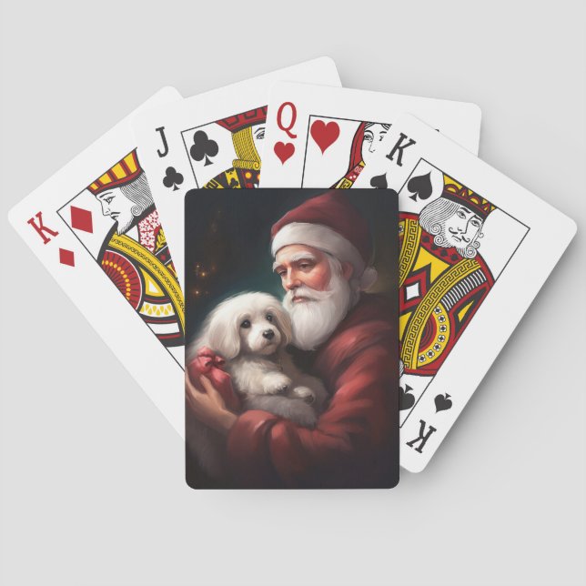 Baralho Algodão De Tulear Com Natal (Verso)