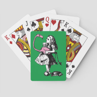 Baralho Alice no País das Maravilhas - Alice Jogando Croqu