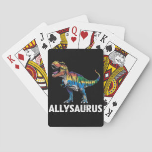 Baralho Allysaurus LGBT Dinossauro Bandeira Arco-Íris Alia