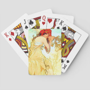 Baralho Alphonse Mucha Art Nouveau Summer