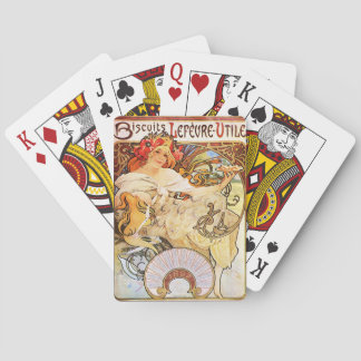 Baralho Alphonse Mucha Biscuits Lefevre-Utile