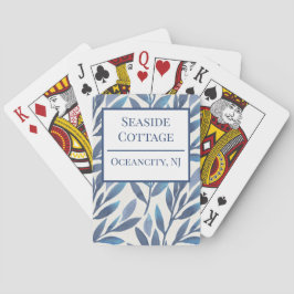 Baralho Aluguer De Férias Personalizadas Floral Blue Airbn