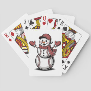 Baralho Amantes do Esporte de Natal do Beisebol